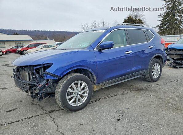 KNMAT2MV4HP590400 2017 NISSAN ROGUE Blue წინა მარცხენა ხედი სამი მეოთხედიდან