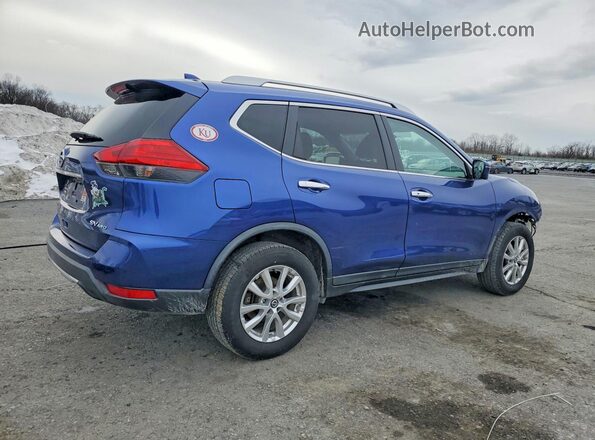 KNMAT2MV4HP590400 2017 NISSAN ROGUE Blue უკანა მარჯვენა
