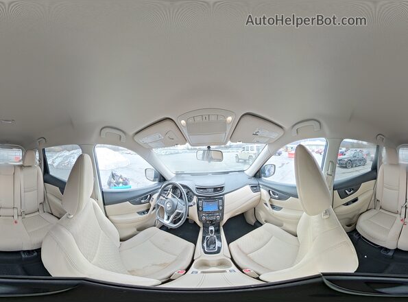 KNMAT2MV4HP590400 2017 NISSAN ROGUE Blue VIN კოდის სტიკერის ხედი