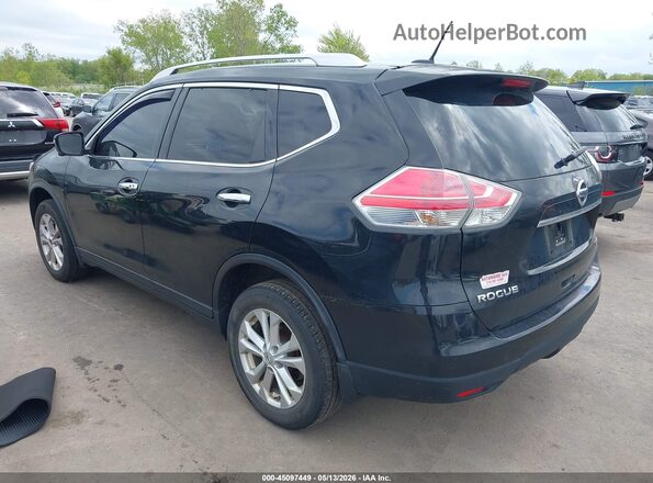 KNMAT2MV5GP595183 2016 NISSAN ROGUE Black Trasero izquierdo