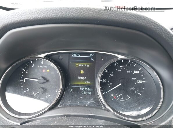 KNMAT2MV5GP595183 2016 NISSAN ROGUE Black Vista de los asientos traseros
