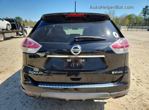 KNMAT2MV5GP642938 2016 NISSAN ROGUE Черный Вид сзади