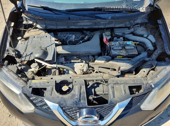KNMAT2MV5GP642938 2016 NISSAN ROGUE Черный Вид подкапотного пространства