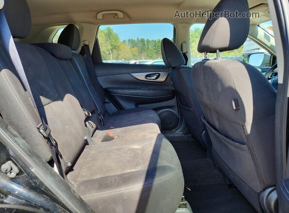 KNMAT2MV5GP642938 2016 NISSAN ROGUE Черный Вид задней части салона