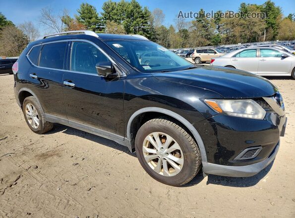 KNMAT2MV5GP642938 2016 NISSAN ROGUE Черный Передняя правая четверть