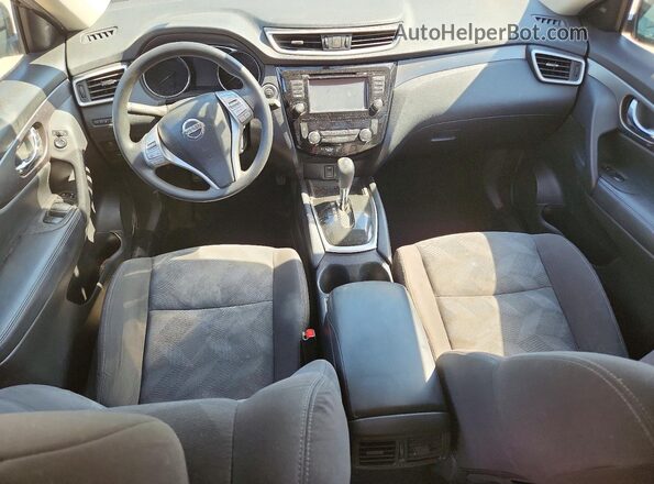 KNMAT2MV5GP642938 2016 NISSAN ROGUE Черный Вид панели приборов