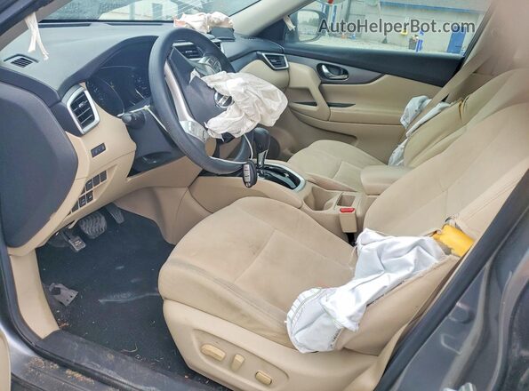 KNMAT2MV5GP643992 2016 NISSAN ROGUE Gray Vista interior delantera