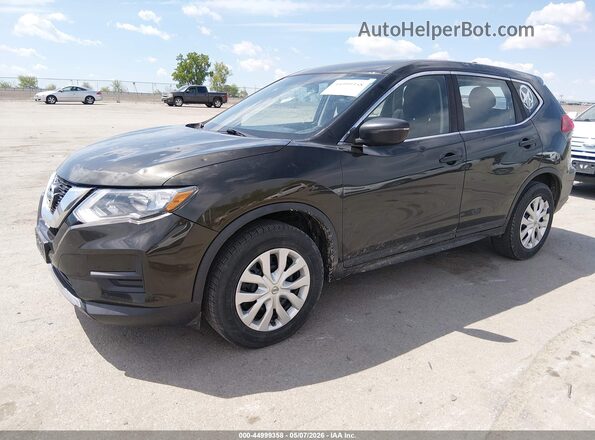 KNMAT2MV5HP543974 2017 NISSAN ROGUE Gray Przód lewy