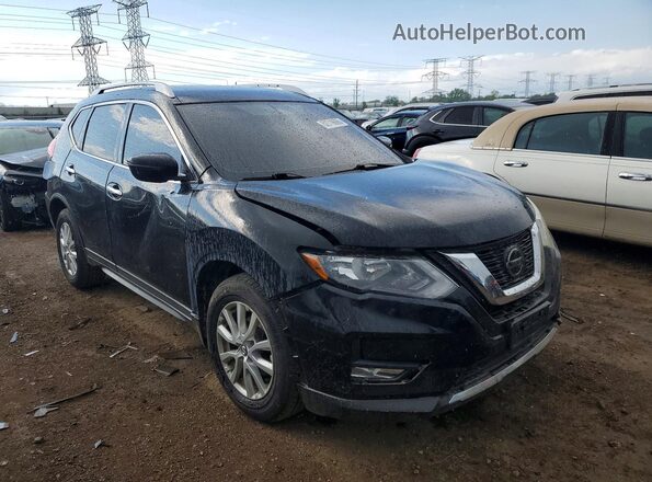 KNMAT2MV5HP591619 2017 NISSAN ROGUE Black Передня права чверть