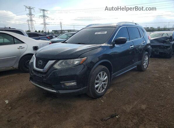 KNMAT2MV5HP591619 2017 NISSAN ROGUE Black Передня ліва чверть