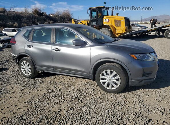 KNMAT2MV5JP539638 2018 NISSAN ROGUE Gray Przód prawy
