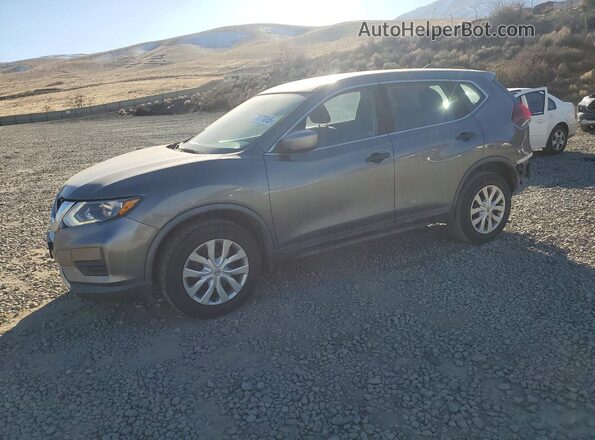 KNMAT2MV5JP539638 2018 NISSAN ROGUE Gray Przód lewy
