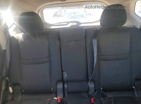 KNMAT2MV5JP610952 2018 NISSAN ROGUE Black Widok tylnych siedzeń