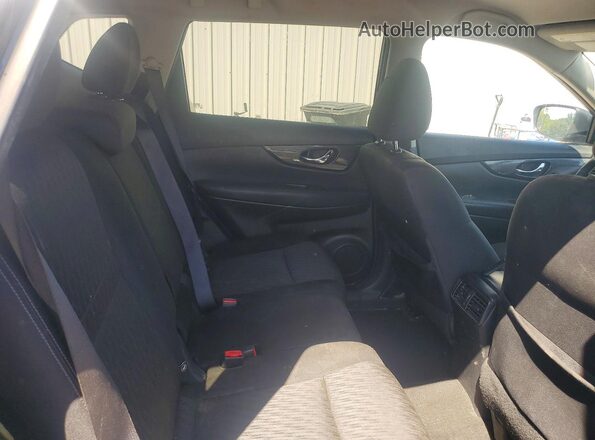 KNMAT2MV5JP610952 2018 NISSAN ROGUE Black Widok wnętrza z tyłu