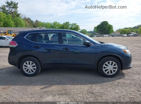 KNMAT2MV6GP601864 2016 NISSAN ROGUE Dark Blue Вид задней части салона