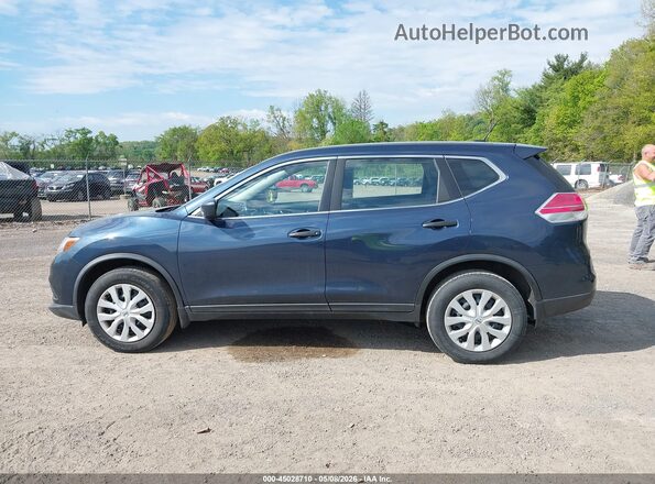 KNMAT2MV6GP601864 2016 NISSAN ROGUE Dark Blue Панорамный вид салона 360°