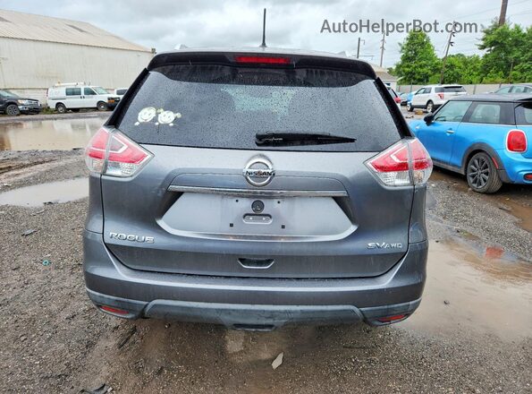 KNMAT2MV6GP629390 2016 NISSAN ROGUE Gray Widok z tyłu