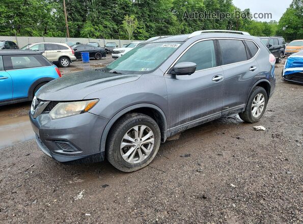 KNMAT2MV6GP629390 2016 NISSAN ROGUE Gray Przód lewy