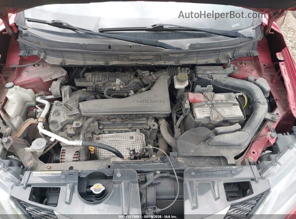 KNMAT2MV6GP664835 2016 NISSAN ROGUE Красный Вид сзади