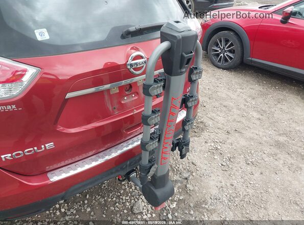 KNMAT2MV6GP664835 2016 NISSAN ROGUE Красный 