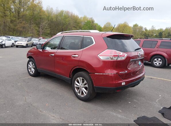KNMAT2MV6GP672997 2016 NISSAN ROGUE Burgundy Trasero izquierdo