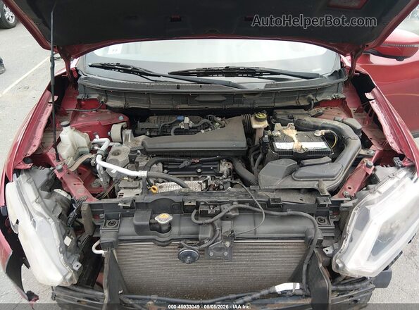 KNMAT2MV6GP672997 2016 NISSAN ROGUE Burgundy Vista trasera