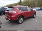 2016 Nissan Rogue Sv Burgundy vin: KNMAT2MV6GP672997