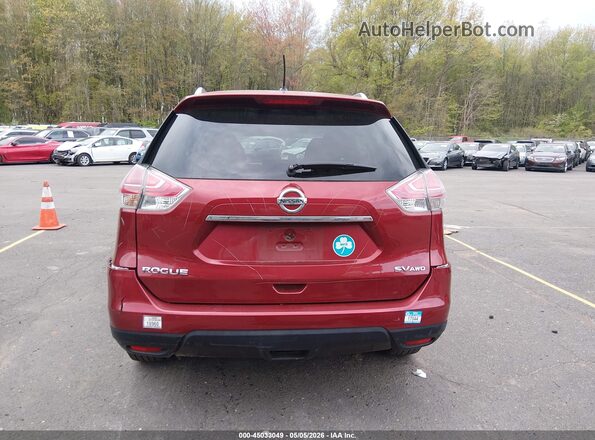 KNMAT2MV6GP672997 2016 NISSAN ROGUE Burgundy 