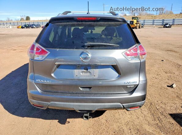 KNMAT2MV6GP694398 2016 NISSAN ROGUE Gray უკანა ხედი
