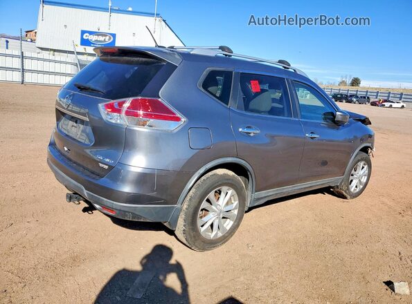 KNMAT2MV6GP694398 2016 NISSAN ROGUE Gray უკანა მარჯვენა