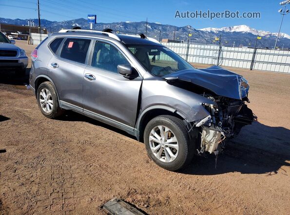 KNMAT2MV6GP694398 2016 NISSAN ROGUE Gray წინა მარჯვენა