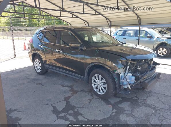 KNMAT2MV6HP538895 2017 NISSAN ROGUE Черный Передняя правая четверть