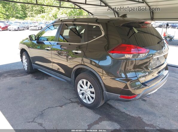 KNMAT2MV6HP538895 2017 NISSAN ROGUE Черный Задняя левая четверть
