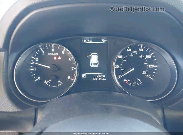 KNMAT2MV6HP538895 2017 NISSAN ROGUE Черный Вид задних сидений