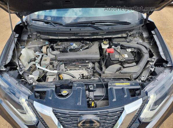 KNMAT2MV6LP515576 2020 NISSAN ROGUE Black უკანა სალონის ხედი