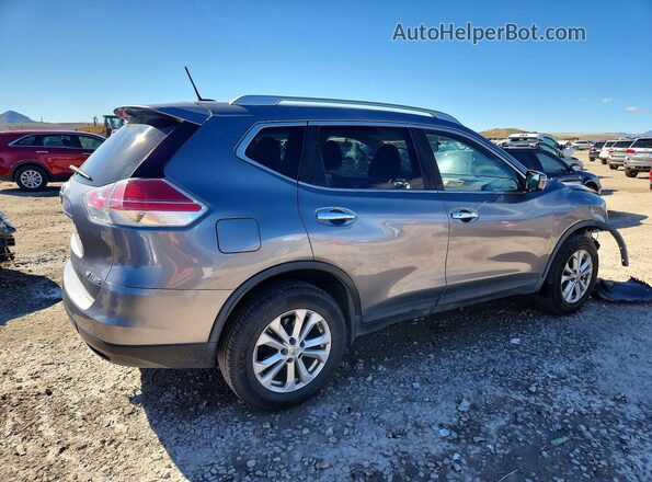 KNMAT2MV7GP627034 2016 NISSAN ROGUE Gray Trasero derecho