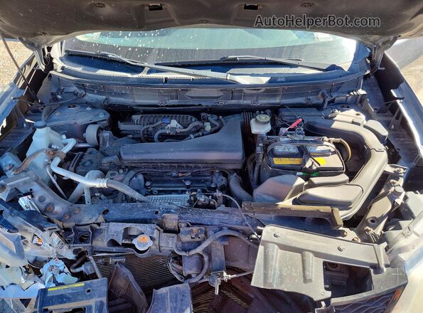 KNMAT2MV7GP627034 2016 NISSAN ROGUE Gray Vista interior trasera