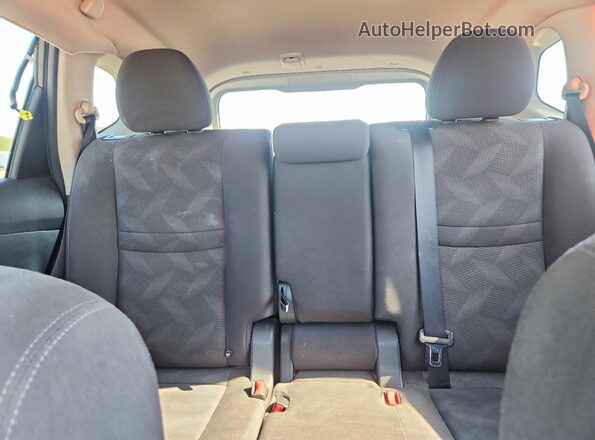 KNMAT2MV7GP649437 2016 NISSAN ROGUE Black Вид задніх сидінь