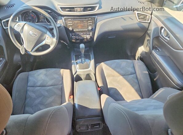 KNMAT2MV7GP649437 2016 NISSAN ROGUE Black Вид панелі приладів
