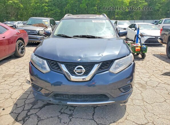 KNMAT2MV7GP673415 2016 NISSAN ROGUE Синий Вид спереди
