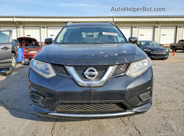 KNMAT2MV7GP677416 2016 NISSAN ROGUE Black წინა ხედი