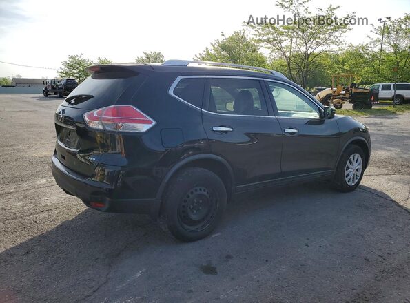 KNMAT2MV7GP677416 2016 NISSAN ROGUE Black უკანა მარჯვენა