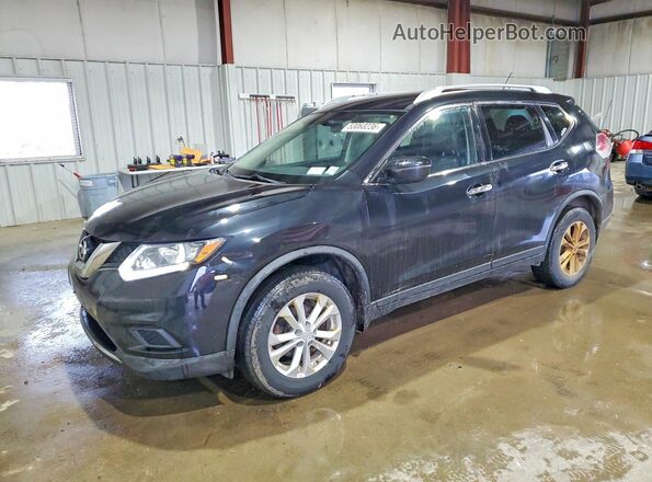 KNMAT2MV7GP699285 2016 NISSAN ROGUE Black Przód lewy