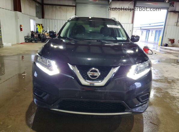 KNMAT2MV7GP699285 2016 NISSAN ROGUE Black Widok z przodu