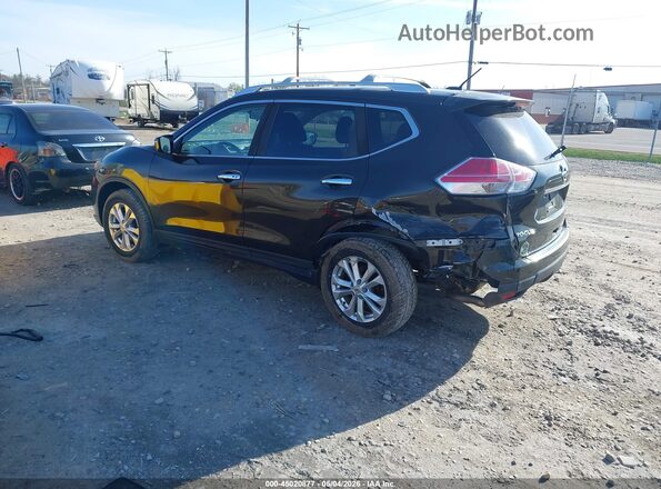 KNMAT2MV7GP736254 2016 NISSAN ROGUE Black უკანა მარცხენა