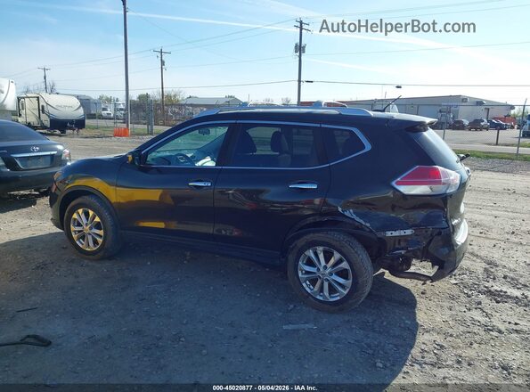 KNMAT2MV7GP736254 2016 NISSAN ROGUE Black წინა ხედი