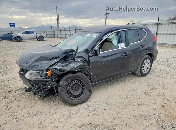 KNMAT2MV7HP536427 2017 NISSAN ROGUE Black Vista tres cuartos delantera izquierda