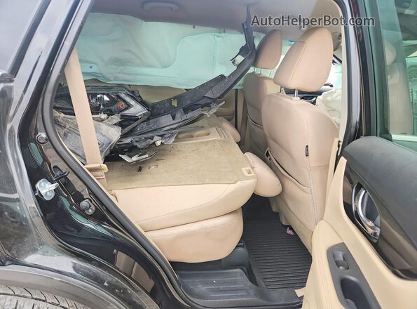 KNMAT2MV7HP536427 2017 NISSAN ROGUE Black Vista de los asientos traseros