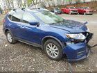 2017 Nissan Rogue Sv Dark Blue vin: KNMAT2MV7HP569945