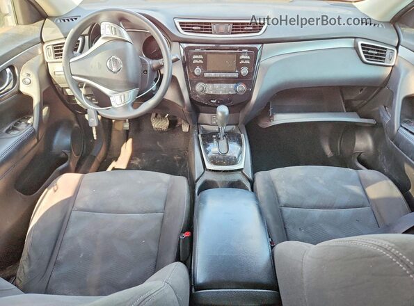 KNMAT2MV8GP706714 2016 NISSAN ROGUE White Widok deski rozdzielczej